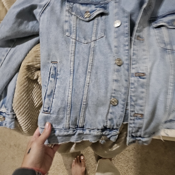 Zara Custom Embroidered Ms.Marisa [s] denim Jackets - Picture 2 of 6
